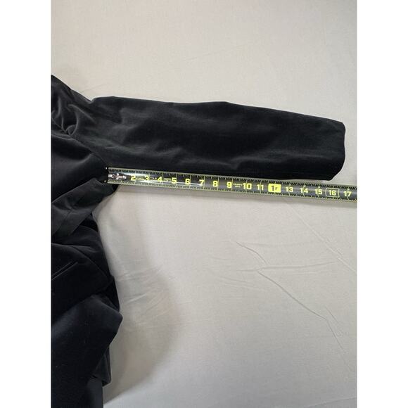 Vintage Austin Hill Black Velvet Lined Blazer Women’s 10 - Picture 5 of 7